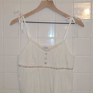 Womens camisol, summer top, white